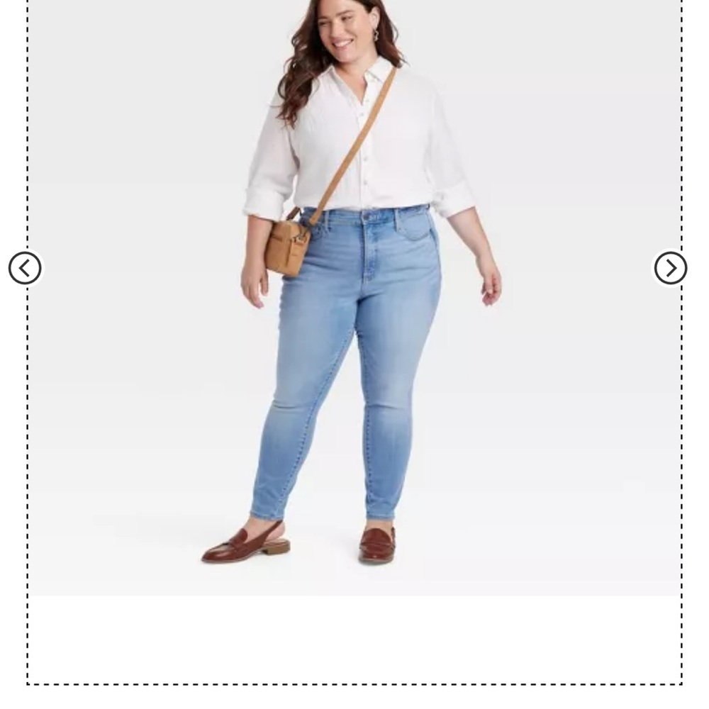 Women's SZ 30  PLUS High-Rise Skinny Jeans - Universal Thread